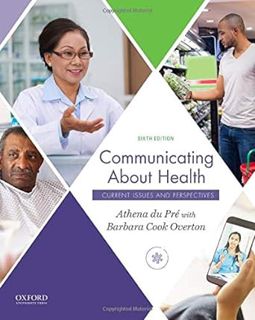 [Read] EBOOK EPUB KINDLE PDF Communicating About Health: Current Issues and Perspectives by Athena d
