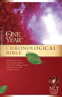 [Get] [EBOOK EPUB KINDLE PDF] The One Year Chronological Bible NLT (One Year Bible: Nlt Book 1) by