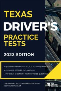 [Read] [KINDLE PDF EBOOK EPUB] Texas Driver’s Practice Tests: +360 Driving Test Questions To Help Yo