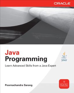 [READ] [PDF EBOOK EPUB KINDLE] Java Programming (Oracle Press) by  Poornachandra Sarang 💛