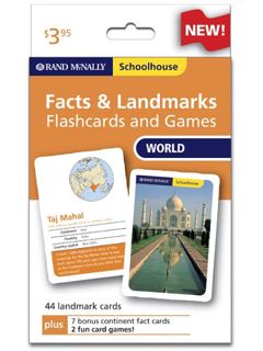 [Get] [PDF EBOOK EPUB KINDLE] Rand Mcnally Schoolhouse World Facts & Landmarks Flashcards And Games