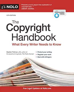 View [EBOOK EPUB KINDLE PDF] Copyright Handbook, The: What Every Writer Needs to Know by  Stephen Fi