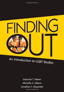 GET EPUB KINDLE PDF EBOOK Finding Out: An Introduction to LGBT Studies by  Deborah T. Meem,Michelle