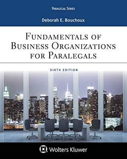 [VIEW] [PDF EBOOK EPUB KINDLE] Paralegal Series Fundamentals of Business Organizations for Paralegal