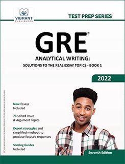 [VIEW] KINDLE PDF EBOOK EPUB GRE Analytical Writing: Solutions to the Real Essay Topics - Book 1 (Te