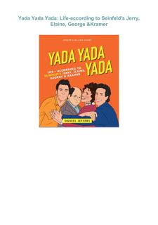 ⚡️KINDLE⚡️ (ONLINE PDF) Yada Yada Yada: Life-according to Seinfeld's Jerry, Elaine, George & Kr