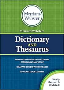 [Get] [KINDLE PDF EBOOK EPUB] Merriam-Webster's Dictionary and Thesaurus, New Title, (Hardcover) 202