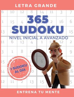 Download⚡️(PDF)❤️ 365 Sudokus de nivel inicial a avanzado. Libro de sudokus para adultos c