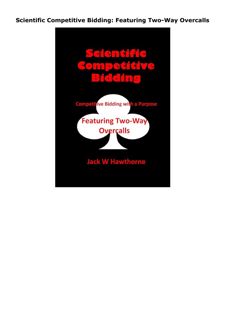 Ebook Scientific Competitive Bidding: Featuring Two-Way Overcalls