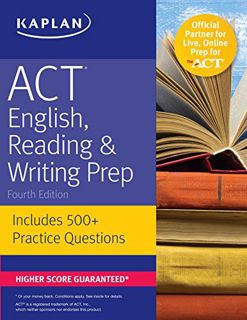 ACCESS EBOOK EPUB KINDLE PDF ACT English, Reading & Writing Prep: Includes 500+ Practice Questions (