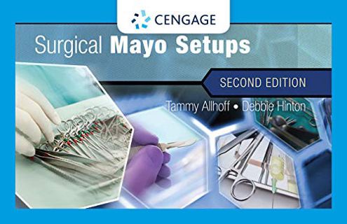 VIEW EBOOK EPUB KINDLE PDF Surgical Mayo Setups, Spiral bound Version by  Tammy Allhoff &  Debbie Hi
