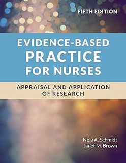 [PDF] Download Evidence-Based Practice for Nurses: Appraisal and Application of Research BY: Nola A