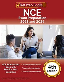 [READ] [PDF EBOOK EPUB KINDLE] NCE Exam Preparation 2023 and 2024: NCE Study Guide Book with Practic