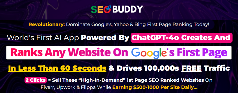 SEOBuddy Review — Rank Any Website On Google First Page