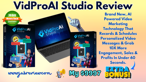 VidProAI Studio Review — AI Powered Video Marketing Tool In Any Niche