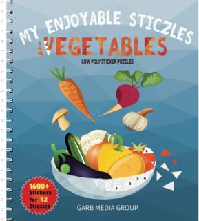 ACCESS PDF EBOOK EPUB KINDLE My Enjoyable STICZLES - Vegetables (sticker puzzles,sticker art, sticke
