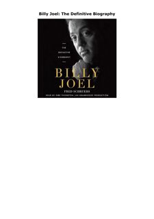 Kindle (online PDF) Billy Joel: The Definitive Biography