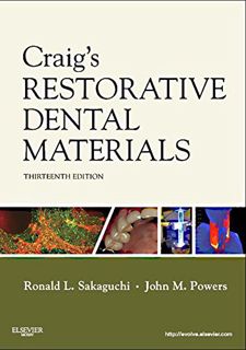 [VIEW] EBOOK EPUB KINDLE PDF Craig's Restorative Dental Materials - E-Book (Dental Materials: Proper