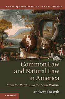 ACCESS [PDF EBOOK EPUB KINDLE] Common Law and Natural Law in America: From the Puritans to the Legal