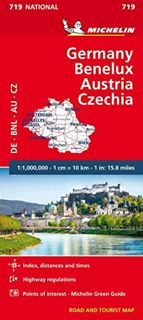 READ PDF EBOOK EPUB KINDLE Michelin Germany Austria Benelux Czech Republic Map 719 (Maps/Country (Mi