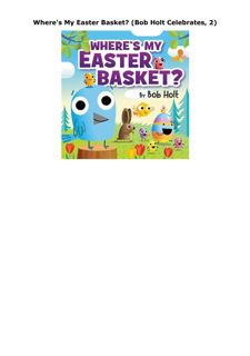 Ebook (download) Where's My Easter Basket? (Bob Holt Celebrates, 2)