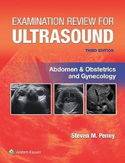 [BEST PDF] Download Examination Review for Ultrasound: Abdomen and Obstetrics & Gynecology BY: Stev