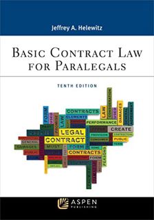 [READ] [EBOOK EPUB KINDLE PDF] Basic Contract Law for Paralegals (Aspen Paralegal Series) by  Jeffre