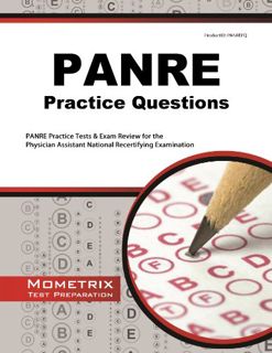 [Access] [PDF EBOOK EPUB KINDLE] PANRE Practice Questions: PANRE Practice Tests & Exam Review for th