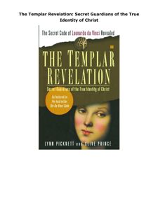 Download PDF The Templar Revelation: Secret Guardians of the True Identity of Christ