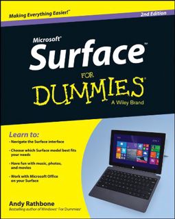 [GET] KINDLE PDF EBOOK EPUB Surface For Dummies by  Andy Rathbone 💚