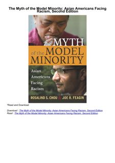 [DOWNLOAD]⚡️PDF✔️ The Myth of the Model Minority: Asian Americans Facing Racism, Second Edition