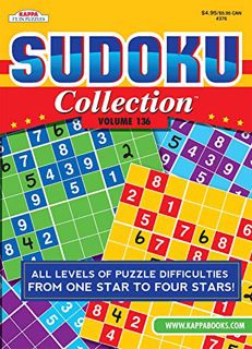 [VIEW] [EPUB KINDLE PDF EBOOK] Sudoku Collection Puzzle Book Volume 136 by  Kappa Books Publishers ☑