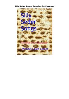 PDF Download Silly Seder Songs: Parodies for Passover