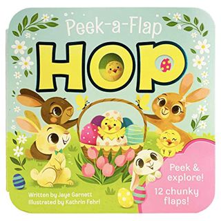 View EPUB KINDLE PDF EBOOK Peek-a-Flap Hop - Children's Lift-a-Flap Board Book Gift for Easter Baske