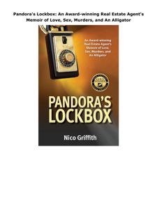 Ebook (download) Pandora's Lockbox: An Award-winning Real Estate Agent’s Memoir of Love, Sex, Murder