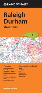 VIEW EPUB KINDLE PDF EBOOK Rand Mcnally Raleigh Durham Street Map by  Rand McNally ✓