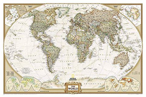 [Get] [PDF EBOOK EPUB KINDLE] National Geographic World Wall Map - Executive (46 x 30.5 in) (Nationa