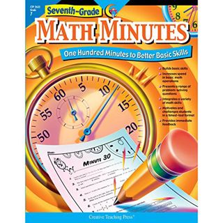 [Read] PDF EBOOK EPUB KINDLE Seventh-Grade Math Minutes: One Hundred Minutes to Better Basic Skills