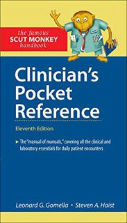 [GET] EPUB KINDLE PDF EBOOK Clinician's Pocket Reference, 11th Edition by  Leonard Gomella &  Steven