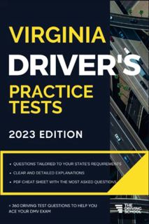 [GET] KINDLE PDF EBOOK EPUB Virginia Driver’s Practice Tests: +360 Driving Test Questions To Help Yo