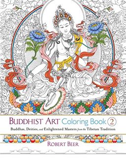 [READ] [PDF EBOOK EPUB KINDLE] Buddhist Art Coloring Book 2: Buddhas, Deities, and Enlightened Maste