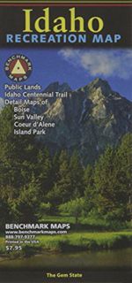 [ACCESS] PDF EBOOK EPUB KINDLE Idaho Recreation Map (Benchmark Maps) by  Benchmark Maps and Atlases
