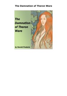 [PDF READ] Free The Damnation of Theron Ware