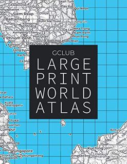 Get [KINDLE PDF EBOOK EPUB] GClub Large Print World Atlas by  Steven Kim ✉️