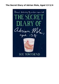 PDF Read Online The Secret Diary of Adrian Mole, Aged 13 3/4