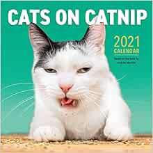View [EBOOK EPUB KINDLE PDF] Cats on Catnip Wall Calendar 2021 by Andrew Marttila,Workman Calendars