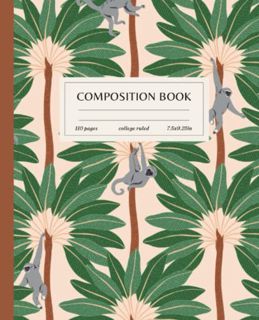 [ACCESS] [EBOOK EPUB KINDLE PDF] Composition Notebook College Ruled: Jungle Tree Monkey Illustration