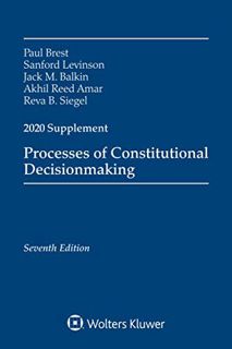 [READ] EPUB KINDLE PDF EBOOK Processes of Constitutional Decisionmaking: Cases and Materials, Sevent