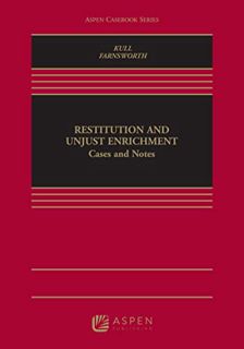 [GET] KINDLE PDF EBOOK EPUB Restitution and Unjust Enrichment (Aspen Casebook) by  Andrew Kull &  Wa