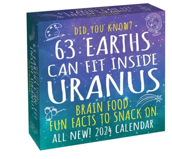 DOWNLOAD(PDF) Did You Know? 2024 Day-to-Day Calendar: 63 Earths Can Fit Inside Uranus